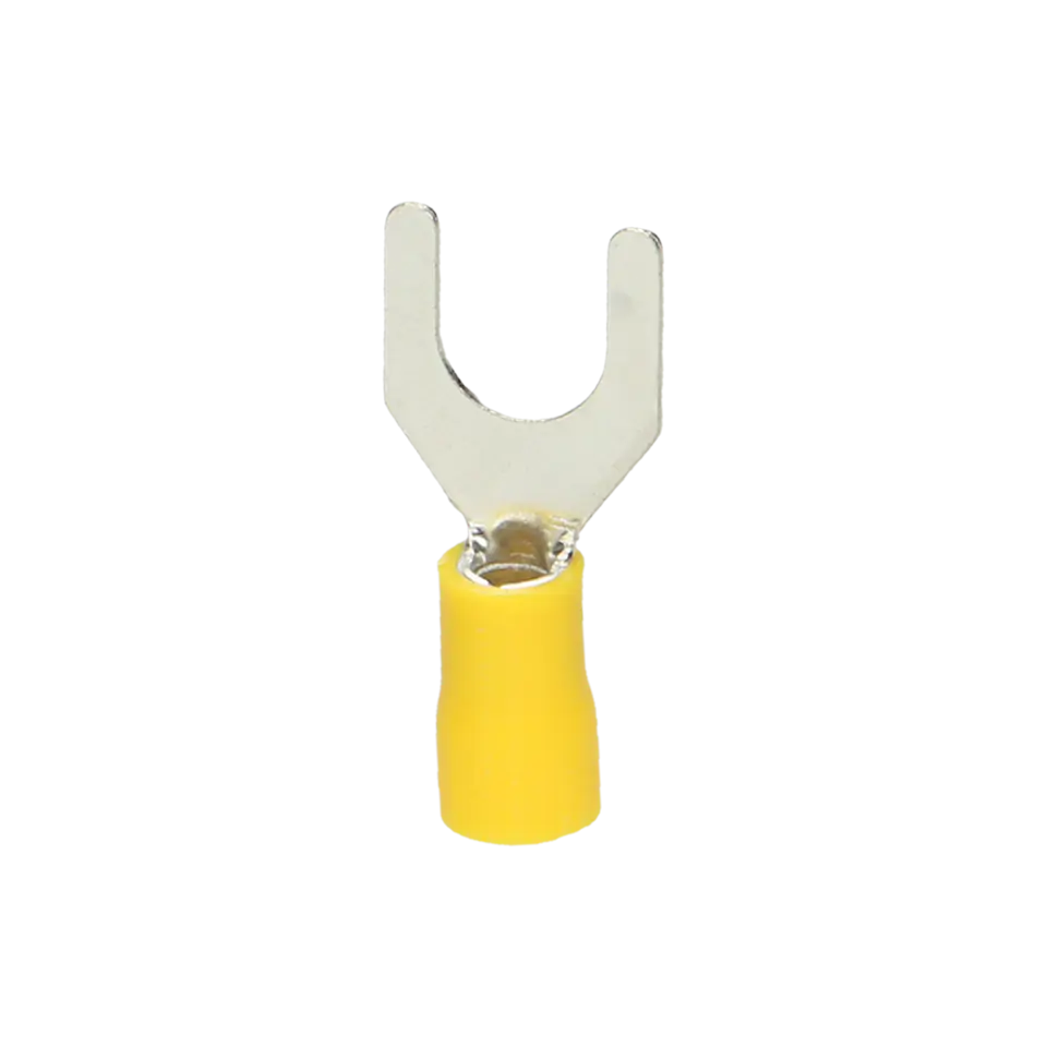 ⁨Insulated fork tip, maximum cross section 6mm?, eyelet: M6, Blister 10 pcs.⁩ at Wasserman.eu