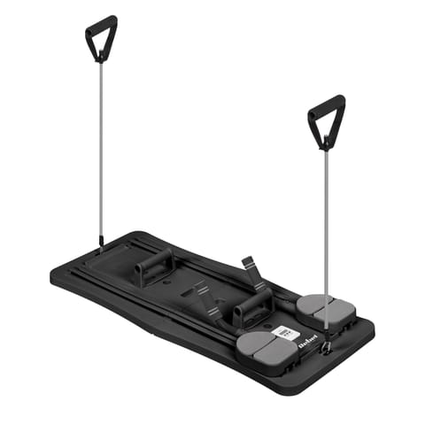 ⁨Domowy zestaw do pilates, wielofunkcyjny przyrząd do ćwiczeń fitness 9 w 1, kolor czarny⁩ w sklepie Wasserman.eu