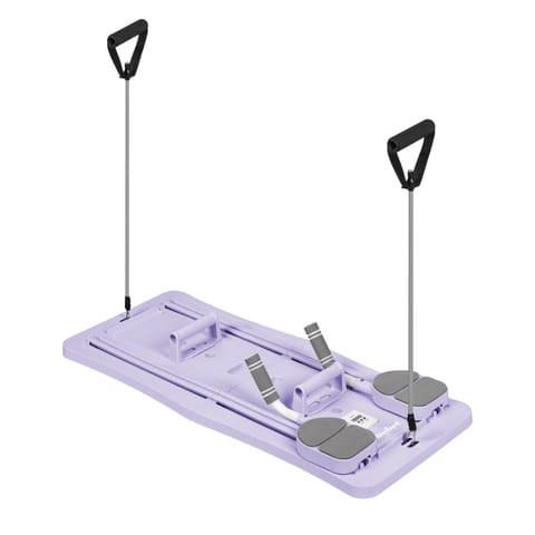 ⁨Domowy zestaw do pilates, wielofunkcyjny przyrząd do ćwiczeń fitness 9 w 1, kolor fioletowy⁩ w sklepie Wasserman.eu