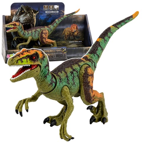⁨Figurka Dinozaura Velociraptor Realistyczny Ruchome Kończyny Dźwięki⁩ w sklepie Wasserman.eu