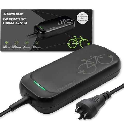 ⁨Ładowarka Pro do roweru Bosch 36V | 42V | 2A | Bosch plug |      wodoodporna + kabel zasilający⁩ w sklepie Wasserman.eu