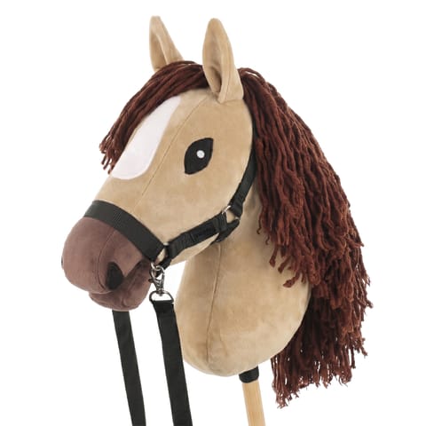 ⁨Hobby Horse Skippi A3 - Karmel - Beżowy - kantar i wodze w zestawie⁩ w sklepie Wasserman.eu