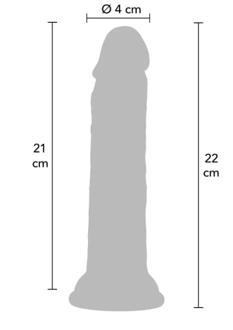 ⁨Realistic Dong Liquid Silicone 23 cm⁩ w sklepie Wasserman.eu