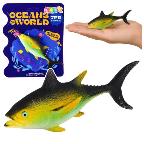 ⁨Ryba Gumowa Tuńczyk Figurka Rozciągliwa Realistyczna Ryba Oceaniczna 14 cm⁩ w sklepie Wasserman.eu
