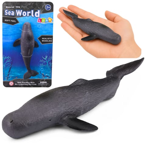 ⁨Ryba Gumowa Waleń Figurka Rozciągliwa Realistyczna Ssak Morski 18cm⁩ w sklepie Wasserman.eu