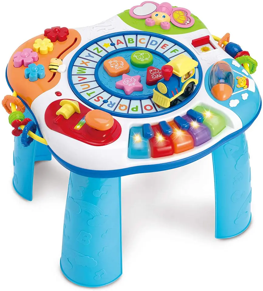 ⁨Winfun Baby Activity Toy Table with Piano ABC Train Motor 0801-44 Multicolor⁩ w sklepie Wasserman.eu