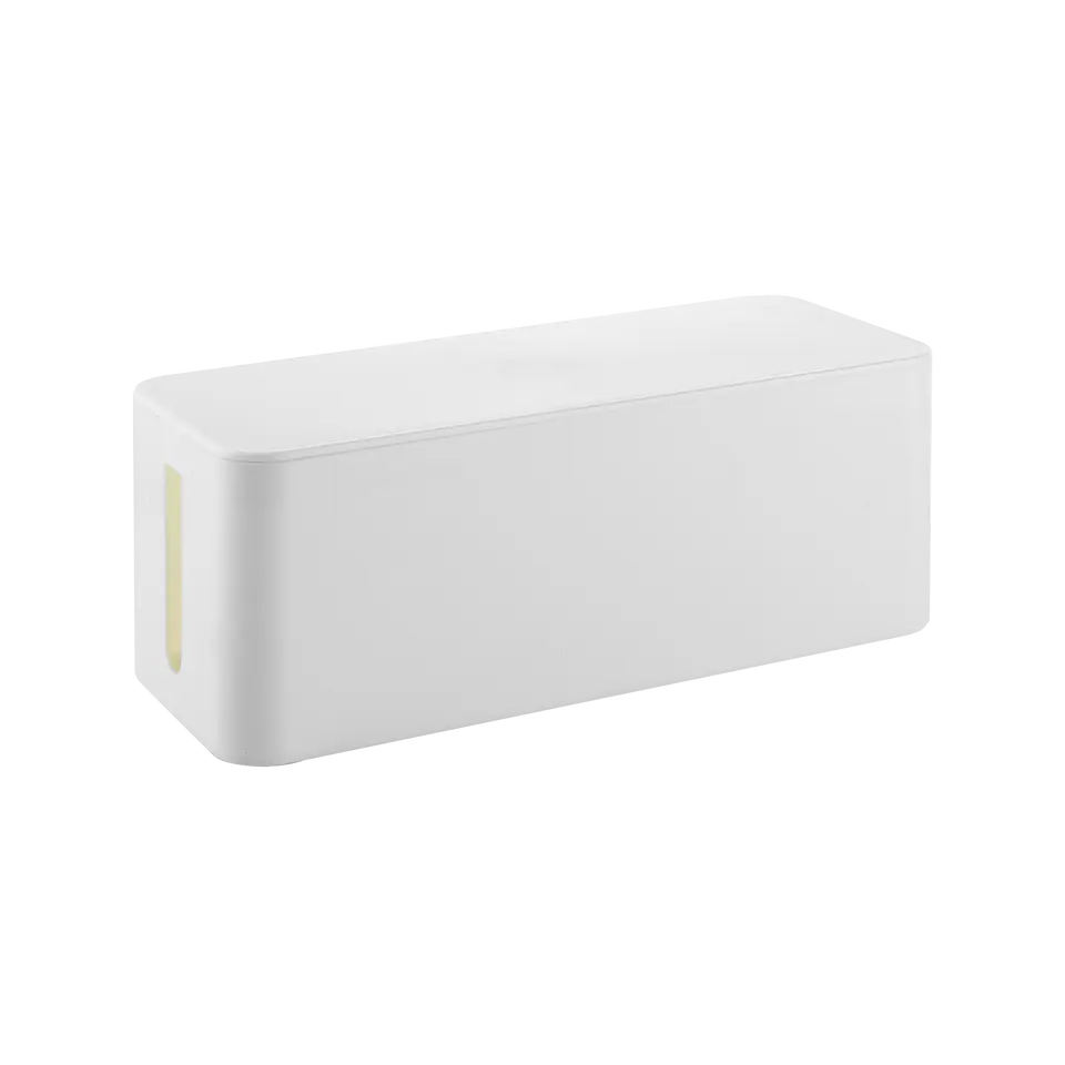 ⁨Cable organizer - cable box L, white⁩ at Wasserman.eu