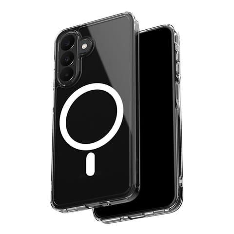 ⁨Crong Hybrid Clear Magnetic - Etui MagSafe Samsung Galaxy A27 5G (przezroczysty)⁩ w sklepie Wasserman.eu