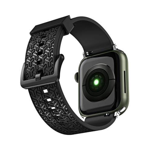 ⁨Pasek bransoleta do zegarka Apple Watch 42 / 44 / 45 mm - czarny⁩ w sklepie Wasserman.eu