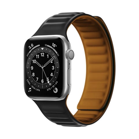 ⁨Pasek magnetyczny opaska bransoleta do Apple Watch 41 mm - czarny⁩ w sklepie Wasserman.eu