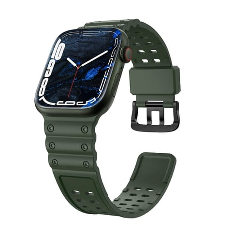 ⁨Pasek elastyczny do Apple Watch 38 / 40 / 41 mm - zielony⁩ w sklepie Wasserman.eu