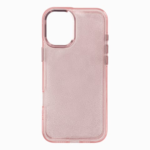 ⁨Etui pokrowiec na iPhone 16 Glitter Case - różowe z brokatem⁩ w sklepie Wasserman.eu
