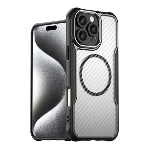 ⁨Etui silikonowe do iPhone 16 Pro Max Leading Series MagSafe - czarne⁩ w sklepie Wasserman.eu