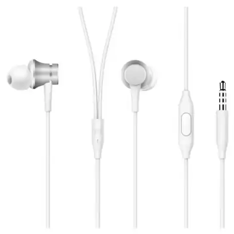 ⁨Xiaomi | Mi In-Ear Headphones Basic | ZBW4355TY | Built-in microphone | 3.5 mm | Silver⁩ w sklepie Wasserman.eu