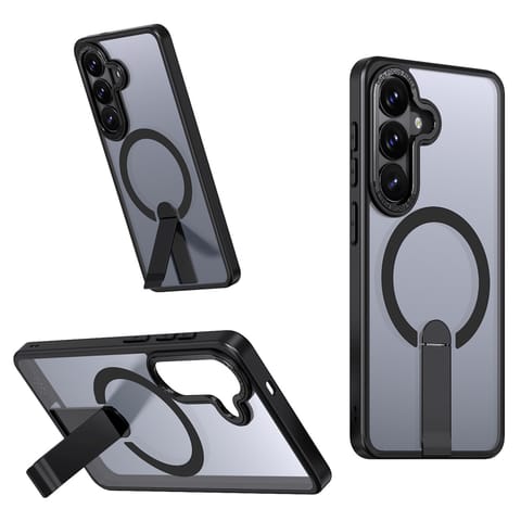 ⁨Etui pokrowiec na Samsung Galaxy A57 z podstawką Hybrid Armor X MagSafe - czarny⁩ w sklepie Wasserman.eu