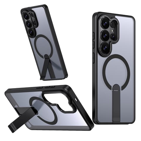 ⁨Etui pokrowiec na Samsung Galaxy S26 Ultra z podstawką Hybrid Armor X MagSafe - czarny⁩ w sklepie Wasserman.eu