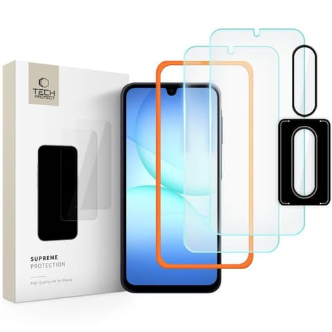 ⁨Szkło hartowane na Samsung Galaxy A17 4G / 5G Supreme Easy - 3 szt.⁩ w sklepie Wasserman.eu