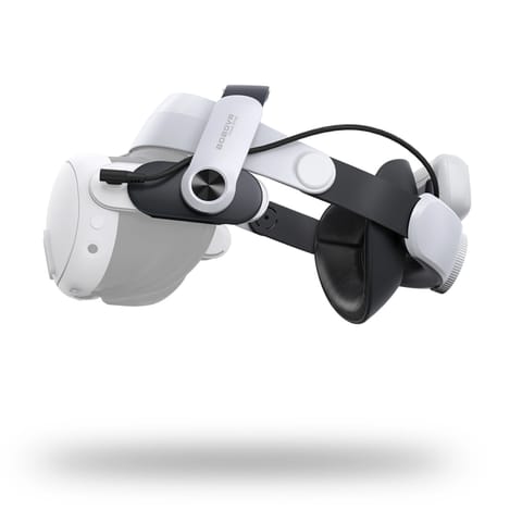 ⁨Pasek odciążający M3 Pro do gogli VR Meta Quest 3 z baterią B2 - biało-czarny⁩ w sklepie Wasserman.eu