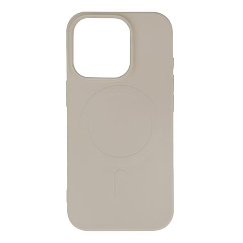 ⁨Etui pokrowiec na iPhone 16 Pro Max Liquid Silicone Case MagSafe - beżowe⁩ w sklepie Wasserman.eu
