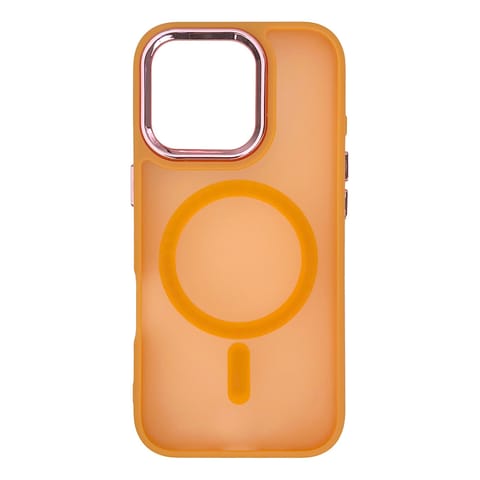 ⁨Etui pokrowiec na iPhone 16 Pro Max Magnetic Collection MagSafe - pomarańczowe⁩ w sklepie Wasserman.eu