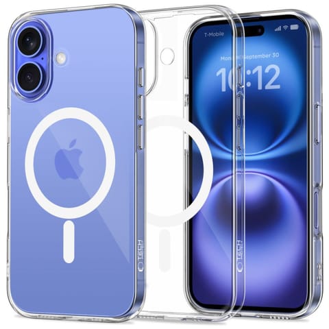 ⁨Etui pokrowiec na iPhone 16 FlexAir MagSafe - przezroczysty⁩ w sklepie Wasserman.eu