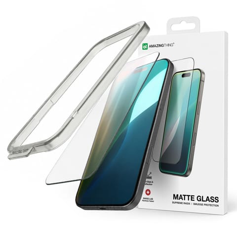 ⁨Szkło hartowane matowe do iPhone 16 Titan Matte Glass⁩ w sklepie Wasserman.eu