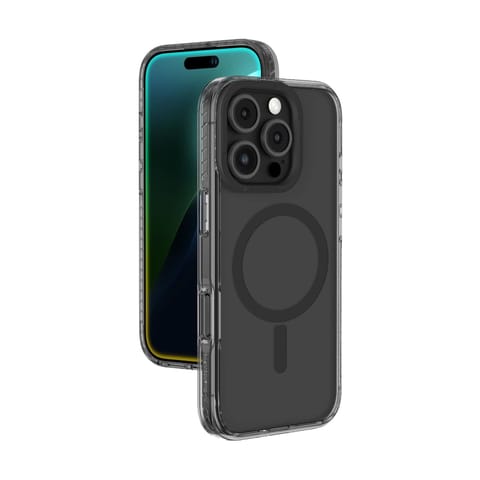⁨Etui silikonowe z pierścieniem magnetycznym do iPhone 16 Pro Titan Pro Mag Case - czarne⁩ w sklepie Wasserman.eu