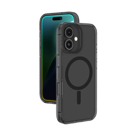 ⁨Etui silikonowe z pierścieniem magnetycznym do iPhone 16 Titan Pro Mag Case - czarne⁩ w sklepie Wasserman.eu