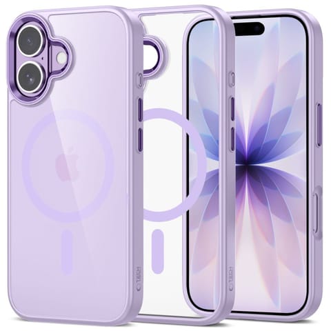⁨Etui pokrowiec na iPhone 17 MagMat MagSafe - przezroczysto fioletowe⁩ w sklepie Wasserman.eu