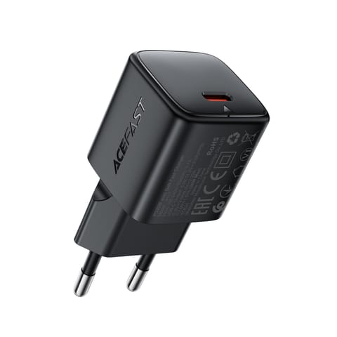 ⁨Ładowarka sieciowa USB-C GaN PD 20W - czarna⁩ w sklepie Wasserman.eu