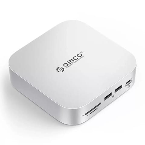 ⁨Stacja dokująca 9w1 USB-A USB-C RJ45 SD TF mini jack - srebrna⁩ w sklepie Wasserman.eu
