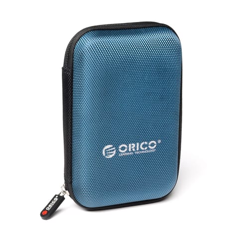 ⁨Etui ochronne na dysk przenośny 2.5'' - niebieskie⁩ w sklepie Wasserman.eu