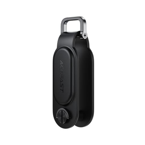 ⁨Lokalizator Bluetooth w formie breloka na klucze kompatybilny z Apple Find My - czarny⁩ w sklepie Wasserman.eu
