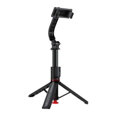 ⁨Selfie stick z automatycznym statywem i pilotem Bluetooth 1.05 m - czarny⁩ w sklepie Wasserman.eu