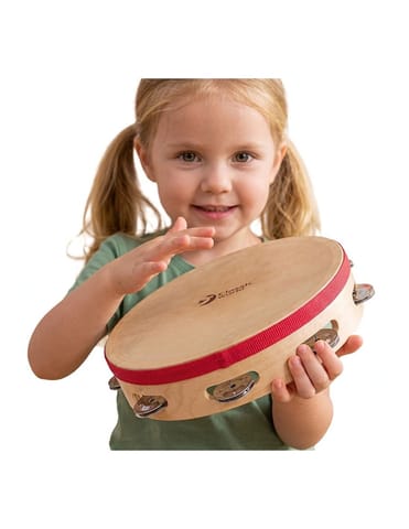 ⁨CLASSIC WORLD EDU Instrument Muzyczny Tamburyn 25 cm⁩ w sklepie Wasserman.eu