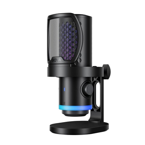 ⁨Mikrofon gamingowy przewodowy USB-C RGB ENC - czarny⁩ w sklepie Wasserman.eu