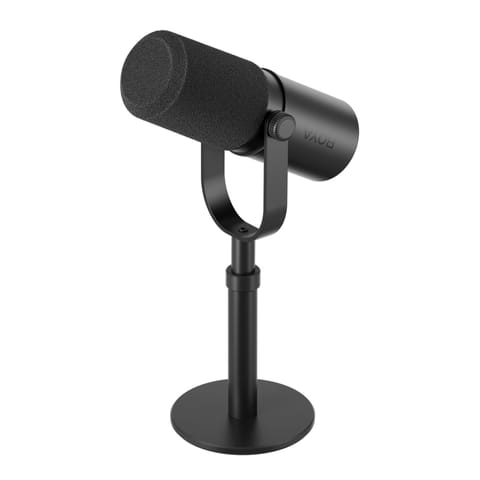 ⁨Mikrofon studyjny stojący przewodowy USB XLR - czarny⁩ w sklepie Wasserman.eu