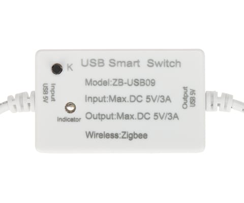 ⁨INTELIGENTNY PRZEŁĄCZNIK USB ATLO-SW1ZUSB-TUYA ZigBee, Tuya Smart⁩ w sklepie Wasserman.eu