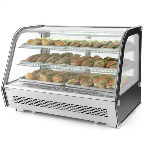 ⁨Refrigerated display cabinet 160L 2 shelves ARKTIC Hendi 233719⁩ at Wasserman.eu