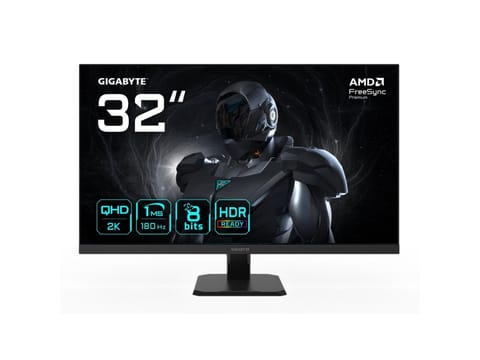 ⁨Monitor GIGABYTE GS32QA EU (32" /IPS /180Hz /2560 x 1440 /Czarny)⁩ w sklepie Wasserman.eu