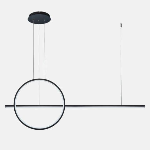 ⁨Lampa wisząca Linea No.2 120 40cm 3k 39W czarna (Barwa światła delikatnie ciepła, Kolor Czarny, Możliwość ściemniania nie)⁩ w sklepie Wasserman.eu