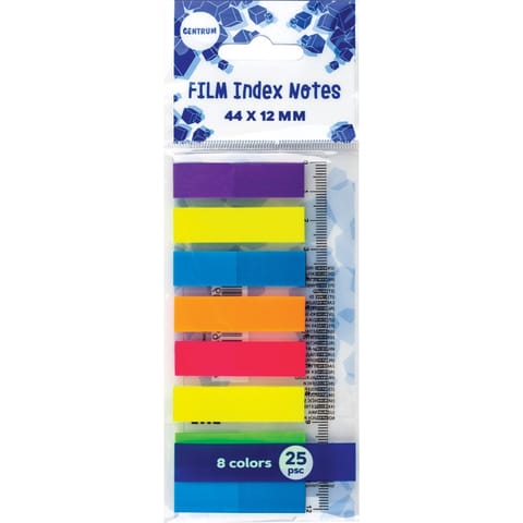 ⁨Zakładki indeksujące PET44x12mm 25k mix 8 kolorów 87409 CENTRUM⁩ w sklepie Wasserman.eu