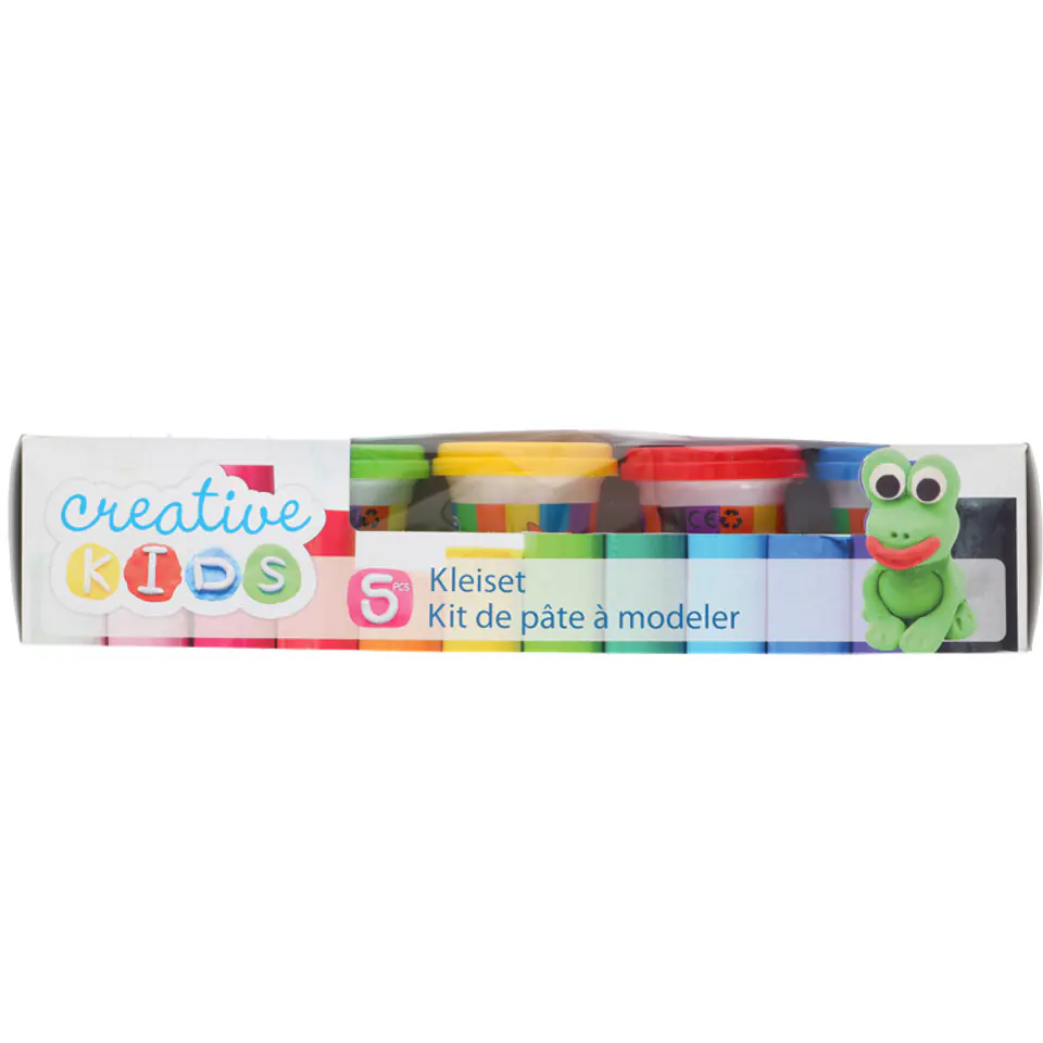 ⁨Creative Kids - Plastociasto w kubeczkach, 5 kolorów⁩ w sklepie Wasserman.eu
