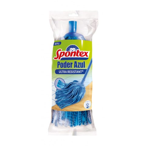 ⁨Mop paskowy ZAPAS wiskozowy SPONTEX AZUL 97050247⁩ w sklepie Wasserman.eu