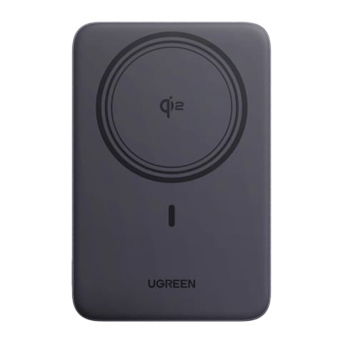 ⁨Powerbank UGREEN PB580 5000mAh 15W magnetyczny (szary)⁩ w sklepie Wasserman.eu
