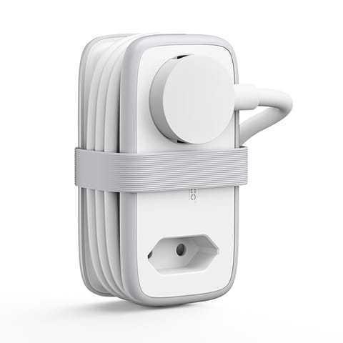 ⁨Listwa zasilająca 5w1 AC USB-A USB-C 15.5W - biała⁩ w sklepie Wasserman.eu