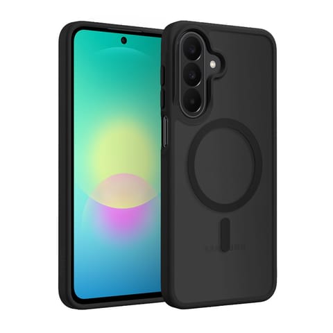 ⁨Crong Hybrid Matte Magnetic - Etui MagSafe Samsung Galaxy A27 5G (czarny)⁩ w sklepie Wasserman.eu