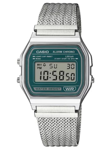 ⁨ZEGAREK MĘSKI CASIO A158WEM-3DF (zd093d) - KLASYKA + BOX⁩ w sklepie Wasserman.eu