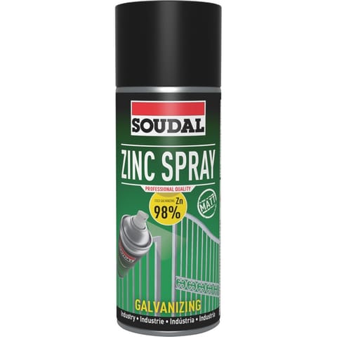 ⁨PREPARAT OCYNK W SPRAYU ZINC SPRAY MATOWY 98% ACRYL 400ML⁩ w sklepie Wasserman.eu