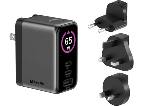 ⁨Sandberg Travel Charger PD65W Display⁩ w sklepie Wasserman.eu
